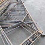 Треугольная ферма металлическая из профильной трубы Треугольная ферма